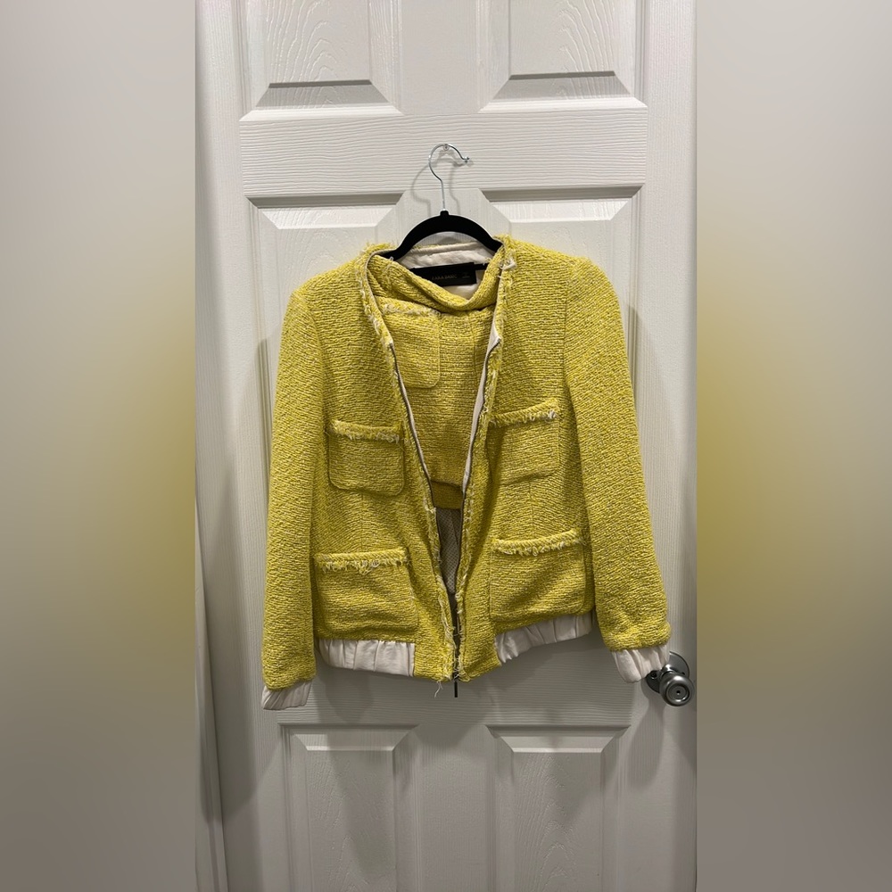 Yellow Zara set , Size medium, pre owned